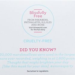 Bliss Mighty Marshmallow Face Mask Bright & Radiant Whipped Facial Mask Straight-from-the-Spa Paraben