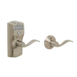 Schlage ACC Camelot Keypad Entry with Auto-Lock and Accent Levers