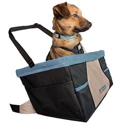 Kurgo Rover Dog Car Seat, Dog Booster Seat with Dog Seatbelt