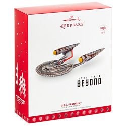 U.S.S. Franklin Star Trek Christmas Ornament with Light – A Festive Keepsake