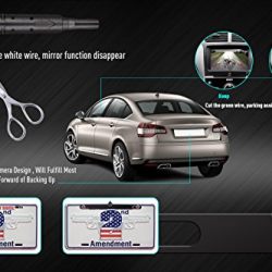eRapta ERT02 2nd Generation Car Rear View Reaview Reversing Backing Backup Camera With 149°Perfect View 9 Waterproof Car Dash Security Sensor Camera For Ford RV/Trailer/Bus/Trucks Fit All Monitors