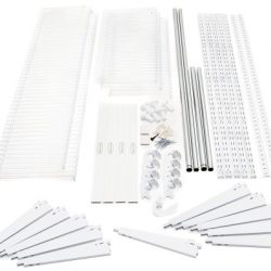 Rubbermaid Configurations Closet Kits, 4-8 ft., White