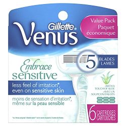 Gillette Venus Embrace Sensitive Women's Razor Blades