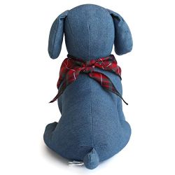 Tail Trends Christmas Dog Bandanas Rudolph Designer Appliques 100% Cotton (M)