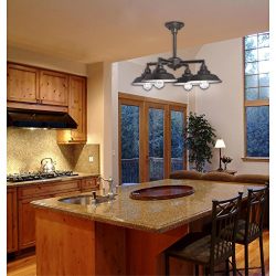 Westinghouse Iron Hill Four-Light Indoor Convertible Chandelier
