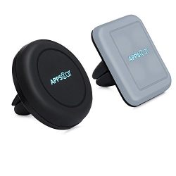 APPS2CAR Ultimate Air Vent Magnetic Car Phone Mount Two-Pack Bundle With 1 Circular