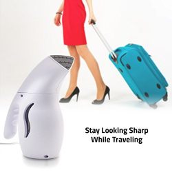 PurSteam Elite Travel Fabric Steamer, Fast-Heat Aluminum Heating Element With Travel Pouch
