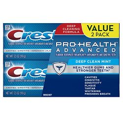 Crest Pro-Health Advanced Deep Clean Mint Toothpaste, 3.5 oz TWIN