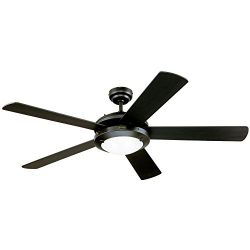 Westinghouse Comet Two-Light 52-Inch Reversible Five-Blade Indoor Ceiling Fan