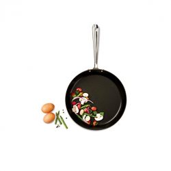 All-Clad HA1 Hard Anodized Nonstick Dishwasher Safe PFOA Free 8-Inch and 10-Inch Fry Pan Cookware Set, 2-Piece, Black