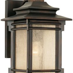 Franklin Iron Works Hickory Point 12" High Outdoor Light