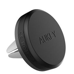 AUKEY Cell Phone Holder, Magnetic Air Vent Car Phone Mount for iPhone X / 8 / 8 Plus / 7 / 7 Plus / 6s Plus, Samsung Galaxy, LG, Nexus and More
