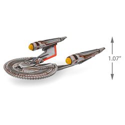 U.S.S. Franklin Star Trek Christmas Ornament with Light – A Festive Keepsake