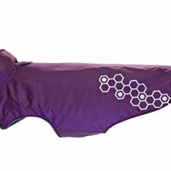 RC Pet Products Venture Outerwear Fleece Lined, Reflective, Water Resistant Dog Coat, Size 26, Grapes