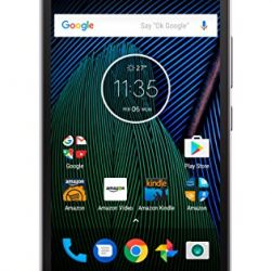 Moto G Plus (5th Generation) - Lunar Gray - 64 GB - Unlocked - Prime Exclusive - with Lockscreen Offers & Ads