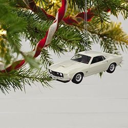 Hallmark Keepsake 2017 Classic American Cars 1969 Ford Mustang Boss 429 Dated Christmas Ornament