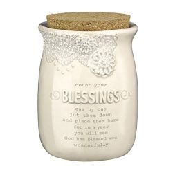 Everyday Blessing Jar By Grasslands Road Cork Top Lace Count Your Blessings
