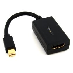 StarTech.com MDP2HDMI Mini DisplayPort to HDMI Adapter – 1080p – Passive – Thunderbolt to HDMI Monitor Adapter – Mini DP Converter