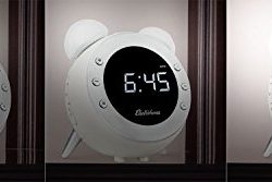 Electrohome Retro Alarm Clock Radio with Motion Activated Night Light and Snooze