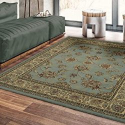 Ottomanson Royal Collection Traditional Oriental Floral Design Area Rug