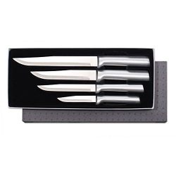Rada Cutlery Wedding Register Knife Gift Set – 4 Stainless Steel Culinary Knives With Silver Aluminum Handle Made in the USA