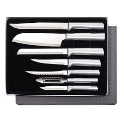 Rada Cutlery Knife Set – 7 Stainless Steel Culinary Knives Starter Gift Set Made in USA