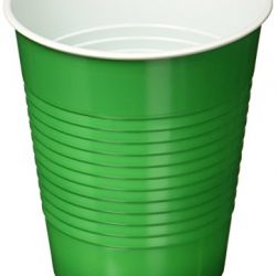 Amscan Awesome Festive Green Big Party Pack Plastic Cups 16 oz, 50 Pieces