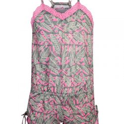 dELiA*s Girls Pajama Romper (2 Pack) Feathers