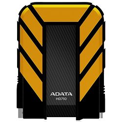 ADATA HD710 1TB USB 3.0 Waterproof/ Dustproof/ Shock-Resistant External Hard Drive, Yellow (AHD710-1TU3-CYL)