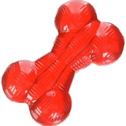 Ethical Pets Play Strong Virtually Indestructible Rubber Bone Dog Toy, 6.5-Inch