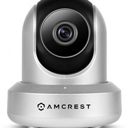Amcrest HDSeries 720P WiFi Wireless IP Security Surveillance Camera System IPM-721S (Silver), Works with Alexa