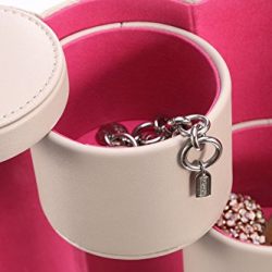 Vlando Viaggio Small Jewelry Case, Travel Accessory Storage Box