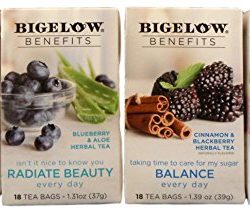 Bigelow Benefits Super Every Day Tea Bundle - 4 Boxes of Herbal Tea