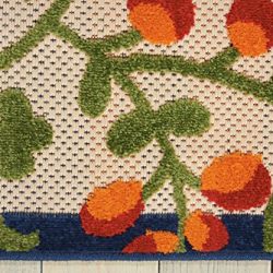 Nourison Aloha ALH17 Multicolor Indoor/Outdoor Area Rug 7 Feet 10 Inches by 10 Feet 6 Inches