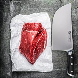 DALSTRONG Cleaver Butcher Knife - Gladiator Series - "The Ravenger" - German HC Steel - 9" - Guard - Heavy Duty