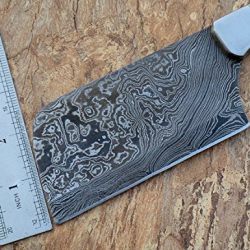 Limited Stock - RT-09, Handmade Damascus Steel Cleaver Knife – Bone Handle