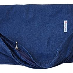 Durable Denim Jean Dog Pet Bed External zipper Cover