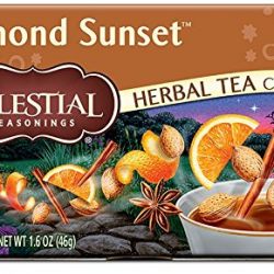 Celestial Seasonings Almond Sunset Herbal Tea, 20 Count (Pack of 6)