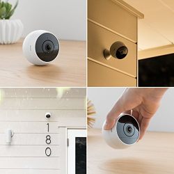 Logitech Circle 2 Indoor/Outdoor Wireless Home Security Camera Works with Alexa & Google Assistant with Easy Setup, 1080p HD, 180° Wide-Angle, Night Vision, 2-Way Talk, Alerts, Free 24-Hours Storage