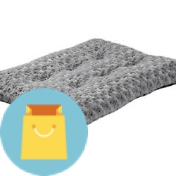 MidWest Quiet Time Pet Bed Deluxe Gray Ombre Swirl 23" x 18"
