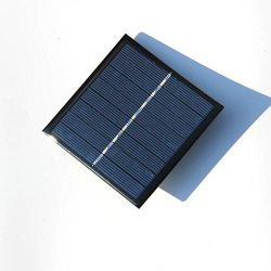 NUZAMAS AA Rechargeable Battery Solar Panel Charger Charging 2 Batteries 4V 1W