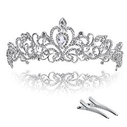 Konsait Bride To Be Sash and Tiara Kit - Wedding Tiara with Veil and Bachelorette Party Tattoo Bundle, Bride to be Tiara and Sash Set for Bachelorette Party Supplies Wedding Bridal Shower Supplies