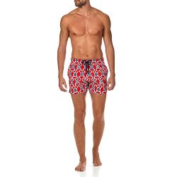 Vilebrequin Primitive Turtles Superflex Superflex Swim Shorts - Men - Poppy Red - XS