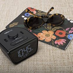 Brandstand BPECW CubieWink Charging Alarm Clock with 2 USB Ports