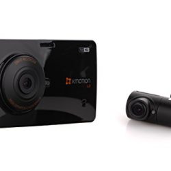 XMOTION L2: 2-Channel True HD 3.5" Touch Screen Front (720p) and Rear (720p) Premium In-Car Dashcam(Black Box) 16GB Storage