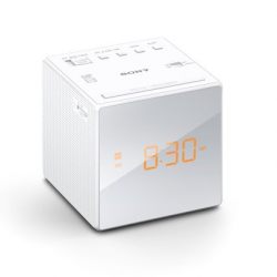 Alarm Clock Radio in Sleek White – Wake Up Your Way