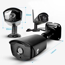 Wireless Security Camera, JOOAN System 4 Channel 1080p Video Recorder CCTV NVR 4 x 2.0MP Wifi Outdoor Network IP Cameras Good Night Vision