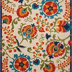 Nourison Aloha ALH17 Multicolor Indoor/Outdoor Area Rug 7 Feet 10 Inches by 10 Feet 6 Inches