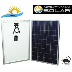 Mighty Max Battery 100 Watts 100W Solar Panel 12V - 18V Poly Off Grid Battery Charger for RV brand product