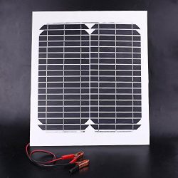 Cewaal 15W 12V Flexible Foldable Solar Panel Battery Charging DIY for Outdoor Travel Camping
